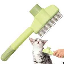 Pet Hair Removal Deshedding Brush for Dogs and Cats with Release Button Safe