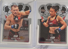 Panini UFC Chronicles Crown Royale Card Lot 2 Petr Yan Zhang Weili 2022