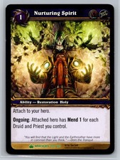 World of Warcraft TCG Nurturing Spirit 100/220 Wrathgate Restoration Card