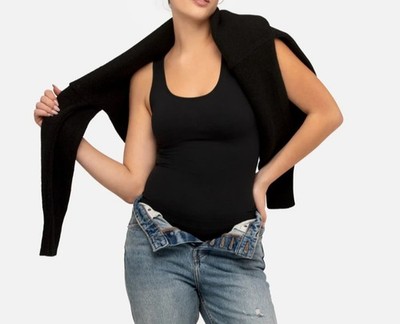 UNDEROUTFIT Black Tank Top For Women Underoutfit Tank Large #691 BLACK