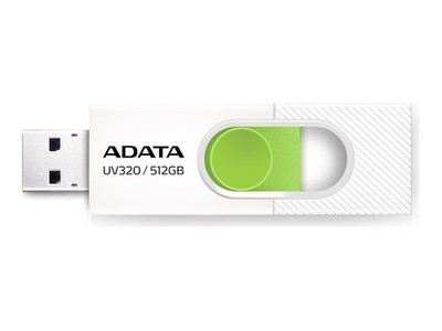 ADATA UV320 512GB USB Type A 3.2 Gen 1 (3.1 Gen 1) 100MB/s AUV320-512G-RWHGN