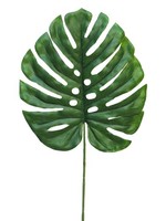 Artplants Kunstblatt Philodendron Monstera Deliciosa Jiayan, 45 Cm
