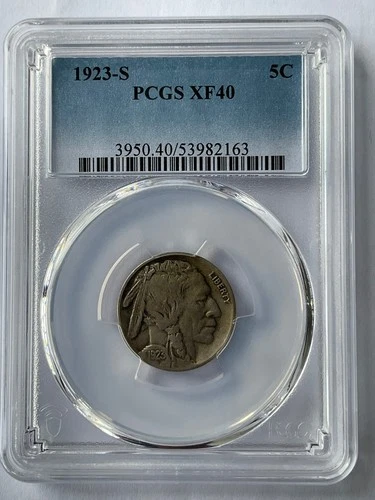 1923 S Buffalo Nickels 5C PCGS XF40 53982163