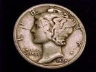 1928-S Mercury Dime, Very  Good  Grade.