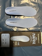 Superfeet All-Purpose Support Medium Arch Insoles Blue M 7.5 - 9 W 8.5-10
