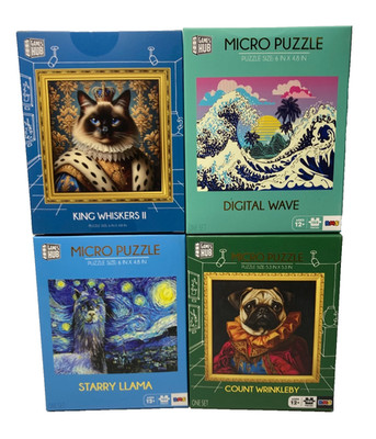 Set of Micro Jigsaw Puzzles 4 x 150 Pcs.