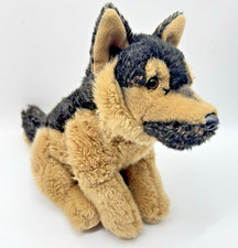 Animal Alley German Shepherd Dog Plush 10" Brown Black K9 Toys R Us 2017 TRU