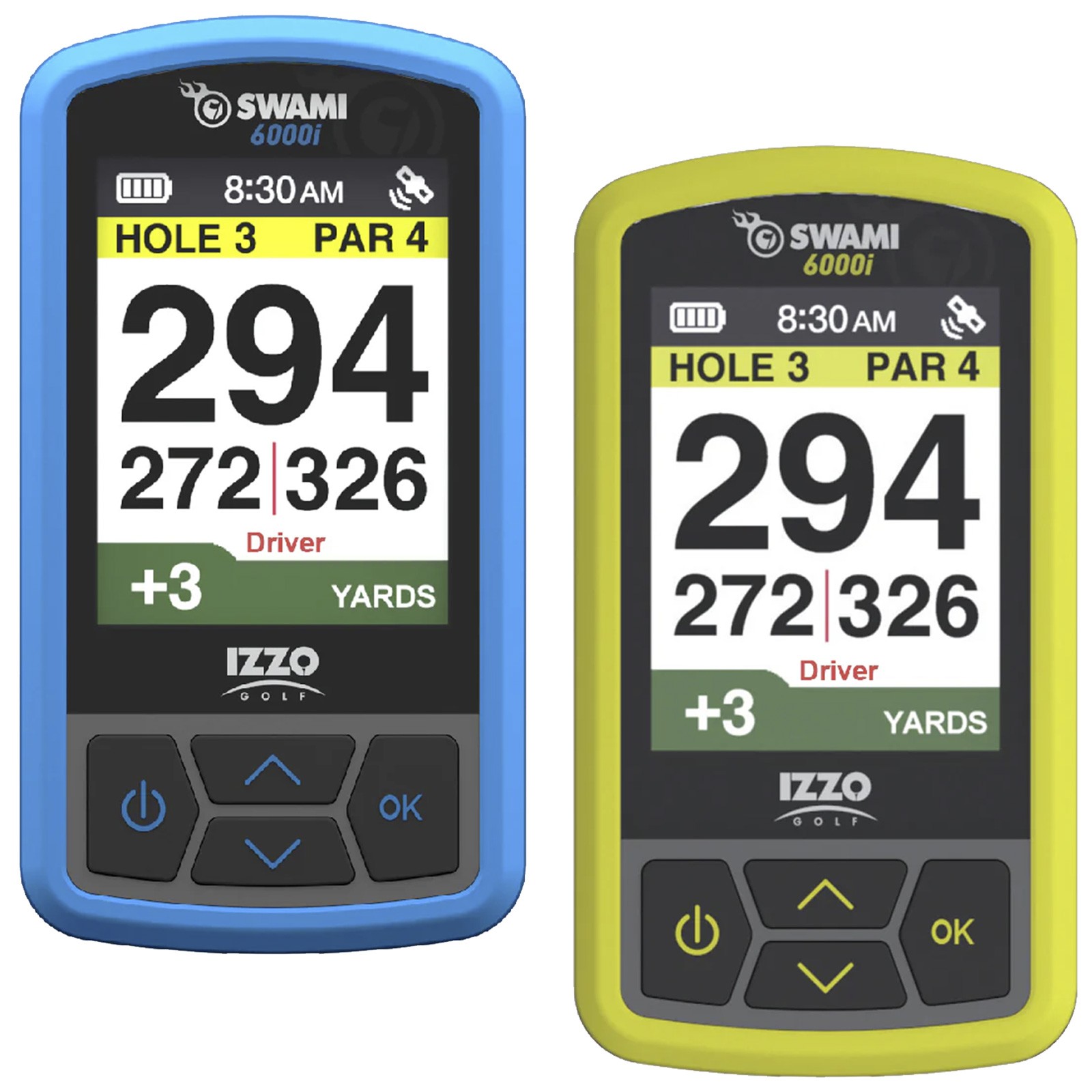 2025 Izzo Golf Swami 6000i GPS Preloaded Courses Compact Display Rangefinder