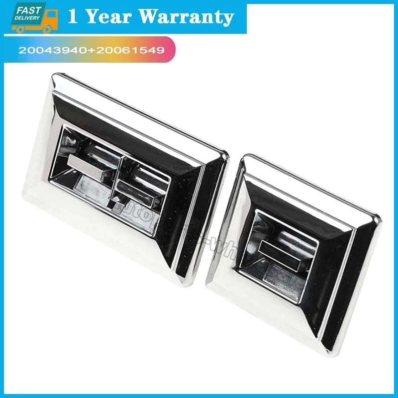 INTERRUPTOR DE VENTANA ELÉCTRICA CROMADO PARA OLDSMOBILE PONTIAC CHEVROLET CHEVY Foto 3 de 4