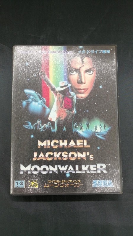 Sega Michael Jackson's Moonwalker Mega Drive Game Case & Manual Used