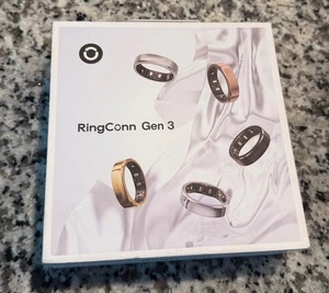 RingConn® Gen 3 Ultra-Thin Smart Ring, Size 10, Royal Gold Monitoring & Health ❤