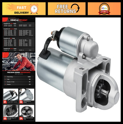 New High-Performance Starter for GMC Sierra, Chevrolet Silverado, Yukon, Escalad