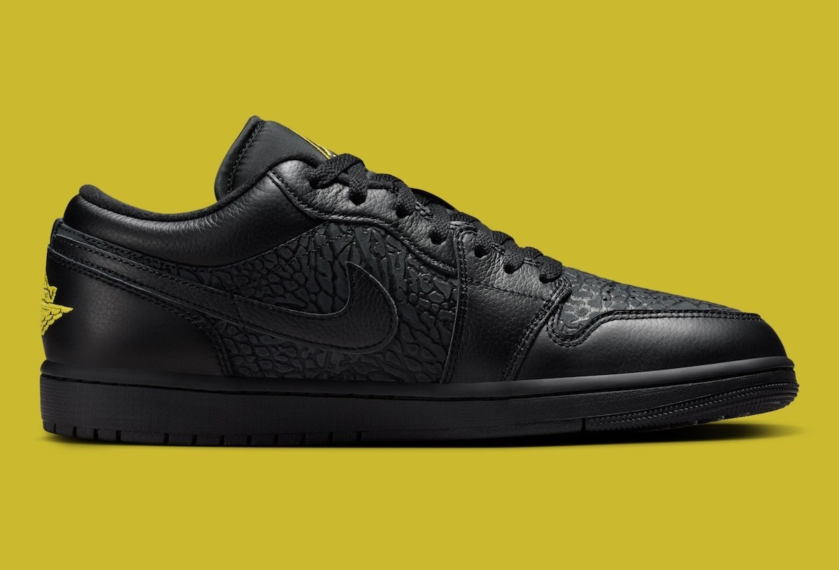 Nike Air Jordan 1 Low SE Shoes Black Anthracite Tour Yellow IM6568