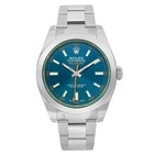 Rolex Milgauss 40mm Stainless Steel Z Blue Dial Automatic Mens Watch 116400GV