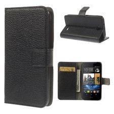 Flip case custodia cellulare business astuccio cover HTC Desire 310 nero