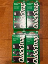 4 Pack Single Use Quicksnap Flash 400 Disposable Cameras, 27 Exposure