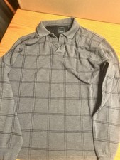 Arrow Pullover Sweater Men  s Large 1/4 Button Long Sleeve