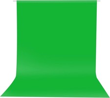 Lightweight 5x7ft Green Screen Backdrop - Ideal for Content Creators Gaming
