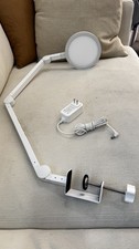 Lume Cube Edge Light 2.0 Bi-Color LED Desk Lamp with Electronic Base, White