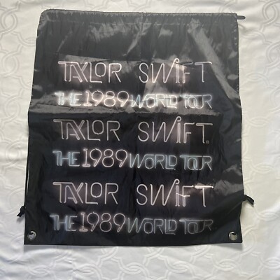 Taylor Swift The 1989 World Tour Drawstring Backpack | eBay display picture 1