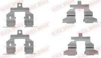 Quick Brake 109-1737 ZubehöRset, Scheibenbremsbelag FüR Nissan, Renault