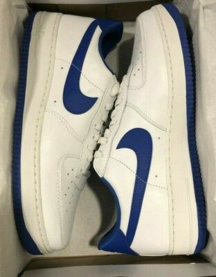 NEW GENUINE Nike Air Force 1 LOW GAME ROYAL STAPLE Men's Shoes SIZE 13 845053-10