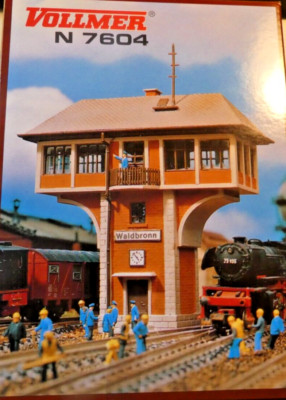 Vollmer N 7604 Mushroom Signal Box Waldbronn Kit with Instructions New in OVP