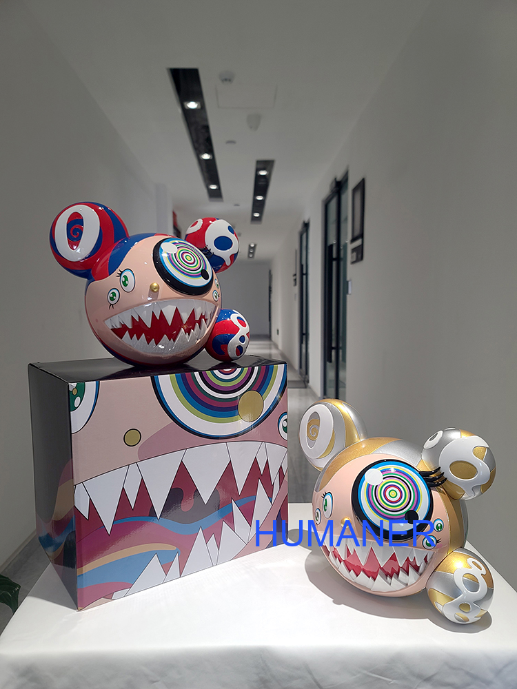 Murakami Takashi MR-DOB Resin Plating Home Garden Ornaments Toy