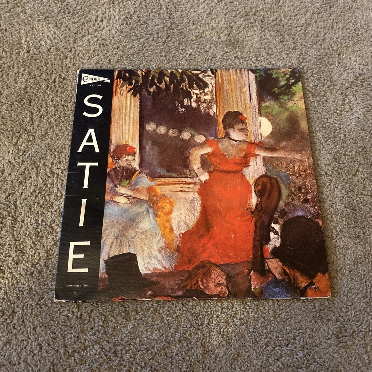 Music Of ERIK SATIE Frank Glazer CANDIDE CE 31041 lp album