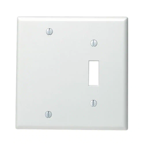 White 2Gang 1Toggle/1Blank Wall Plate (1Pack) eBay