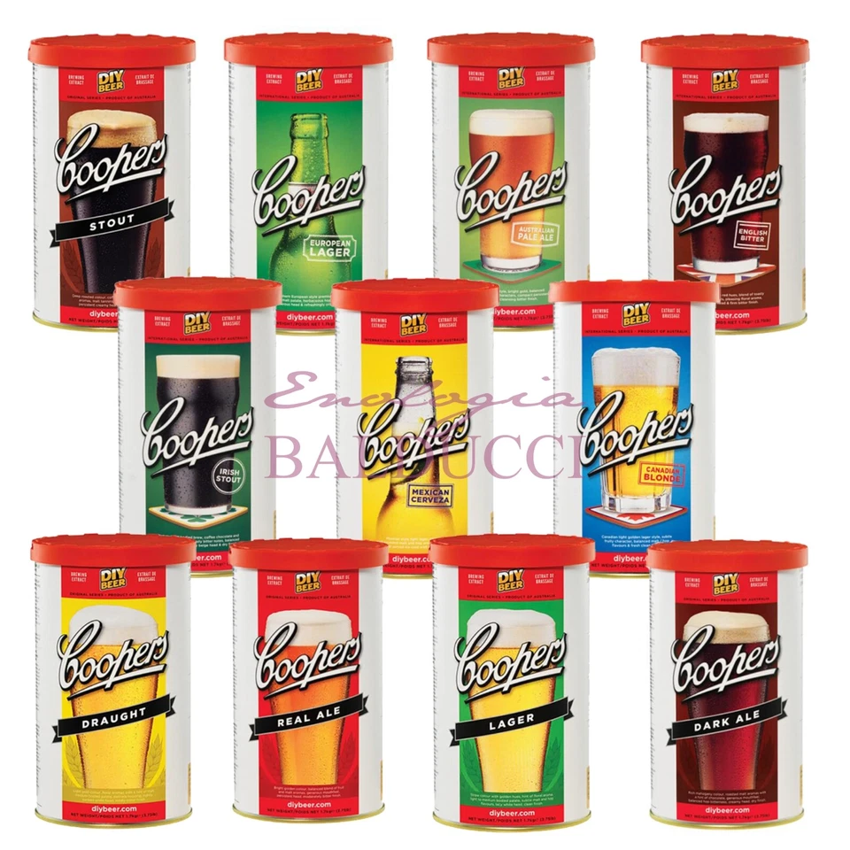 #SOTTOCOSTO# N°3 CONFEZIONI DI MALTO LUPPOLATO COOPERS® 5,1 kg=69 Lt di BIRRA