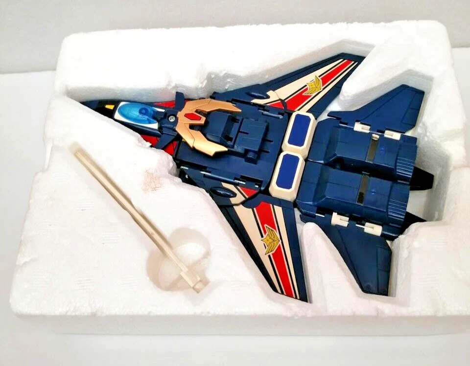 Figura de colección Transformers G1 Brave Fighter Exkaiser Sky Max usada Takara en caja Foto 2 de 4