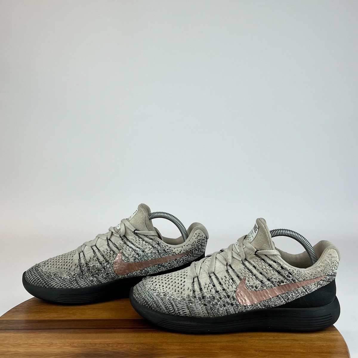 Mens Nike LunarEpic Low Flyknit 2 Oreo Explorer Running Sneakers