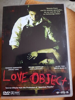 Love Object Desmond Harrington Melissa SEHR RAR FSK18 DVD 