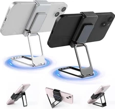 New Upgraded Back Clip Type 360 Folding Bracket Cell Phone Stand Adjustable Desk