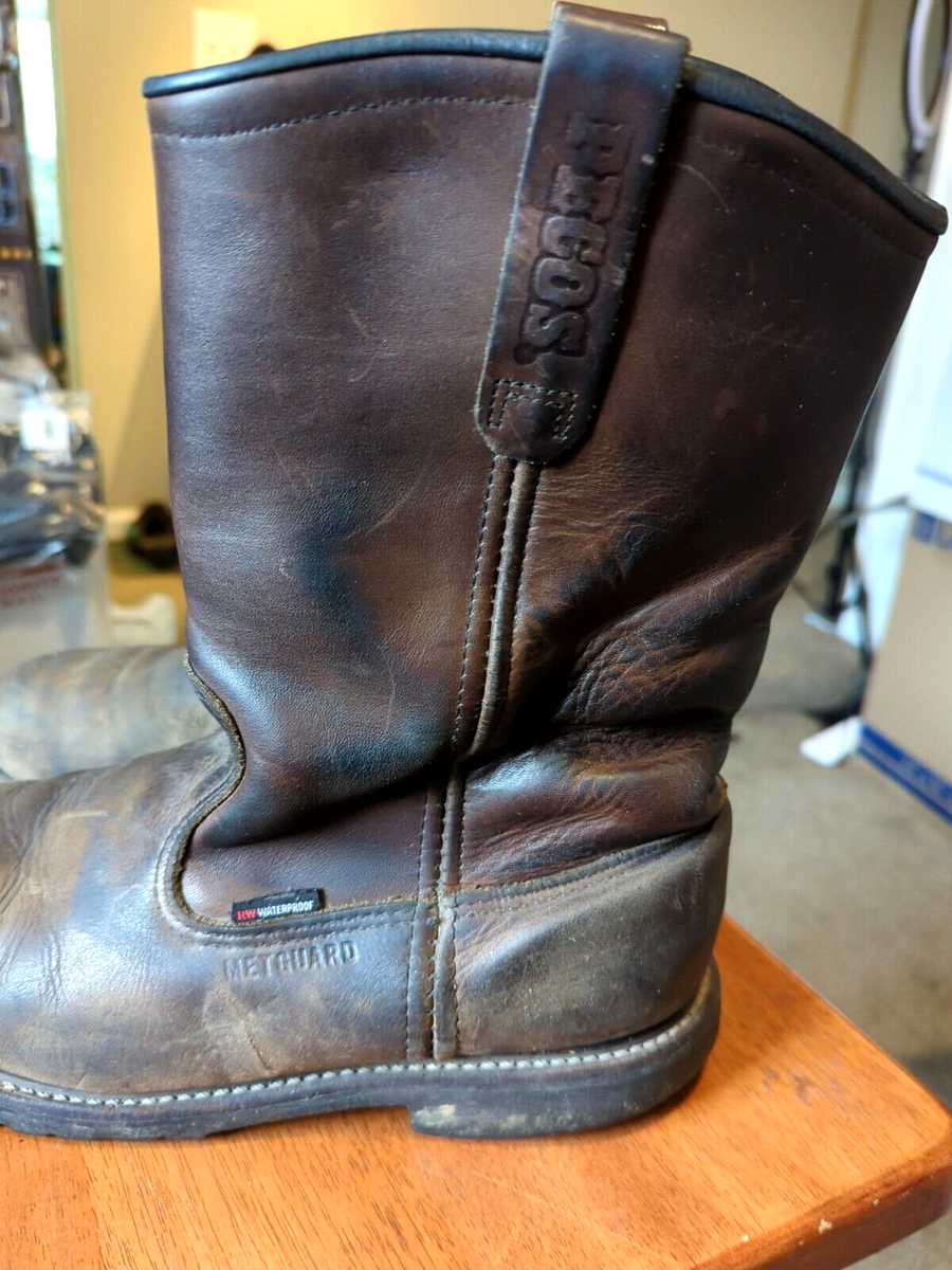 RED WING ペコスブーツ ブラウン　10D 28.0センチ Red Wing Mens 10d BOOTS Pecos Steel Toe Oil Resistant 4494 Brown