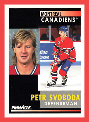 Petr Svoboda #197 1991-92 Pinnacle Montreal Canadiens