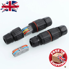 IP68 Waterproof Cable Connector | Outdoor Electrical Flex Joint | UK 3.20 per metre