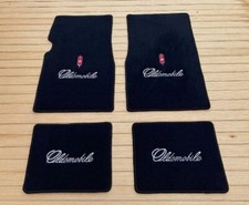 Fit For Oldsmobile Omega Coupe Sedan Floor Mat Carpet 4 Pcs 1974-1979 Black
