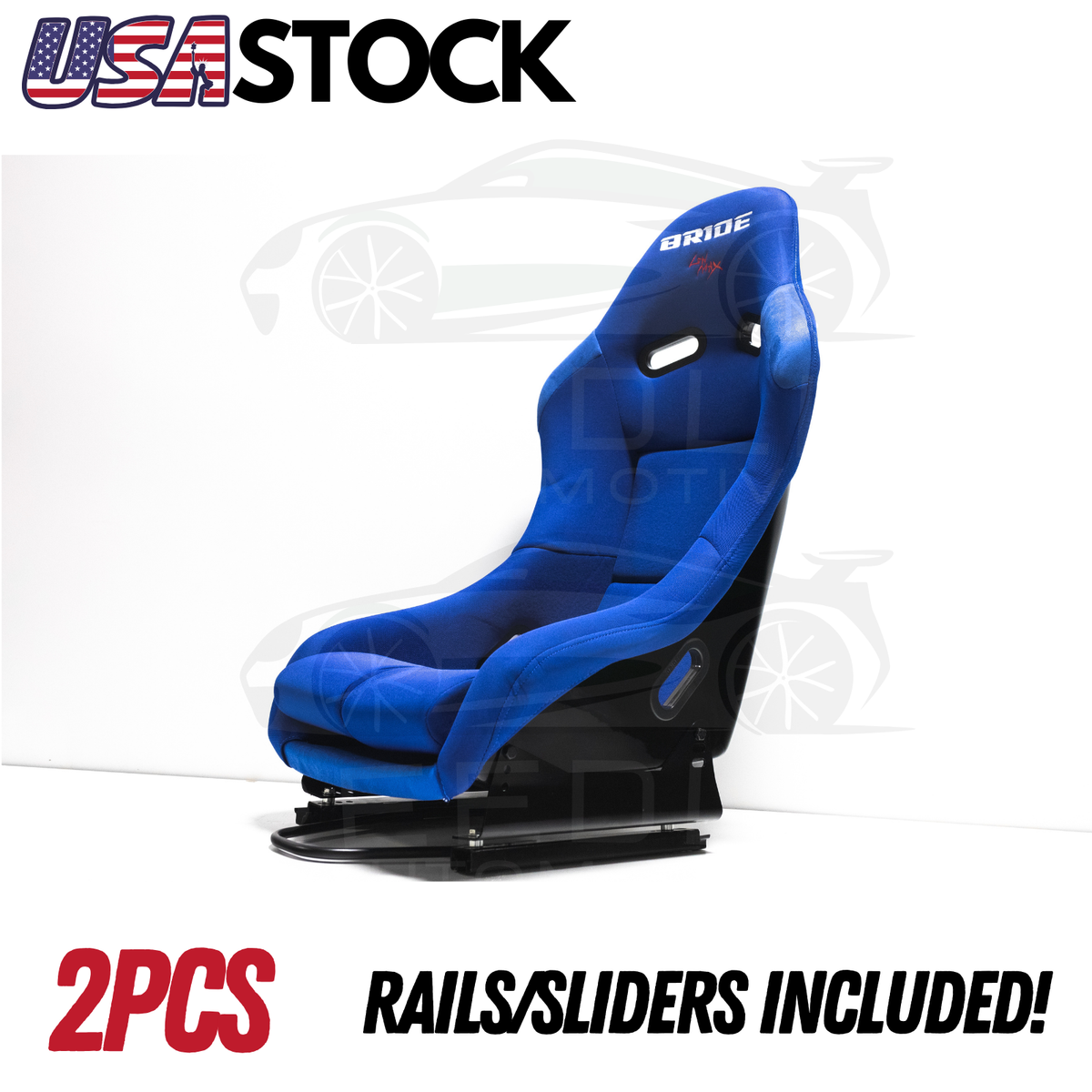 BRIDE VIOS 3 III BLUE Gradation Seats Low Max Racing Seat Pair