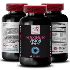 Grape seed antioxidants - EYE VISION SUPPORT - Bilberry supplements 1Bot 60C