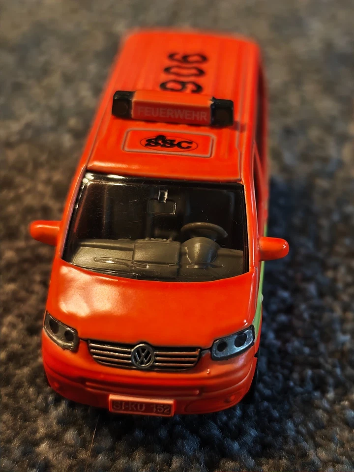 Siku Werbemodell VW T5 Multivan Feuerwehr SSC - neonorange - selten - Bild 2 von 4