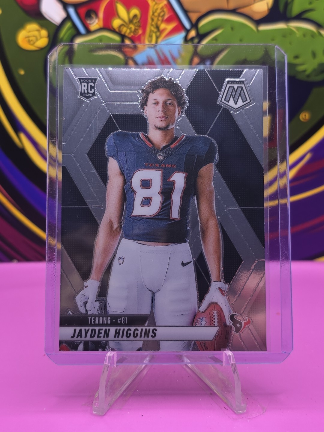 2025 Panini Mosaic - Rookie Variation #286 Jayden Higgins (RC)