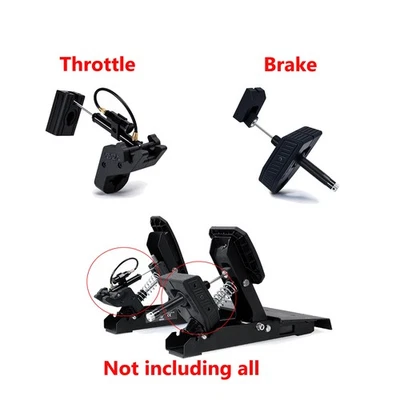 Throttle Brake Damping Pedal Hydraulic Damping Upgrade Kit For Thrustmaster T598