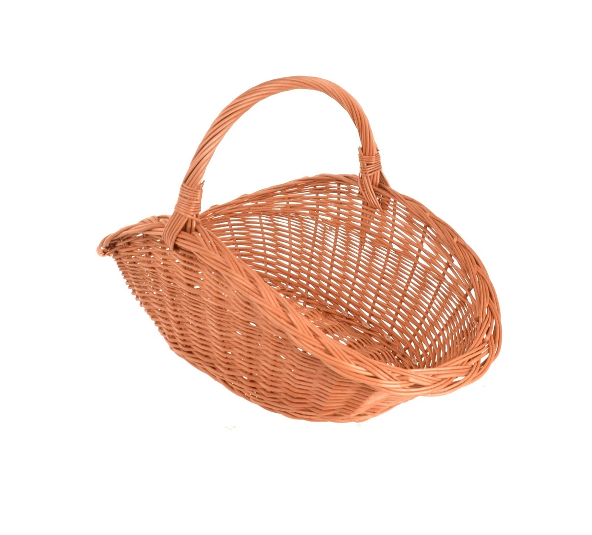 Petit Panier De Rangement Décoratif Demi-rond En Copeaux De Bois Naturel Tresses A La Main Avec Un Design De Suspension Unique Ideal Pour La Cuisine Et Lexterieur 92137237