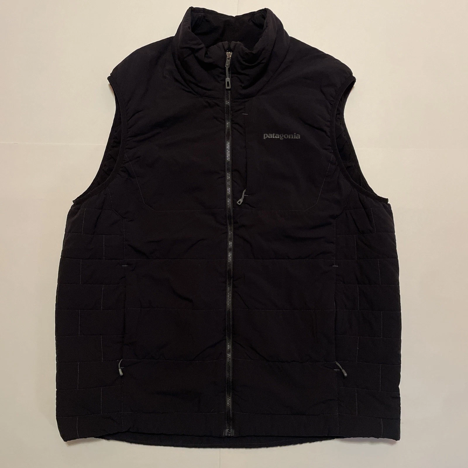 Patagonia Nano Air Vest Mens L Black Insulated Lightweight Outdoor Hiking