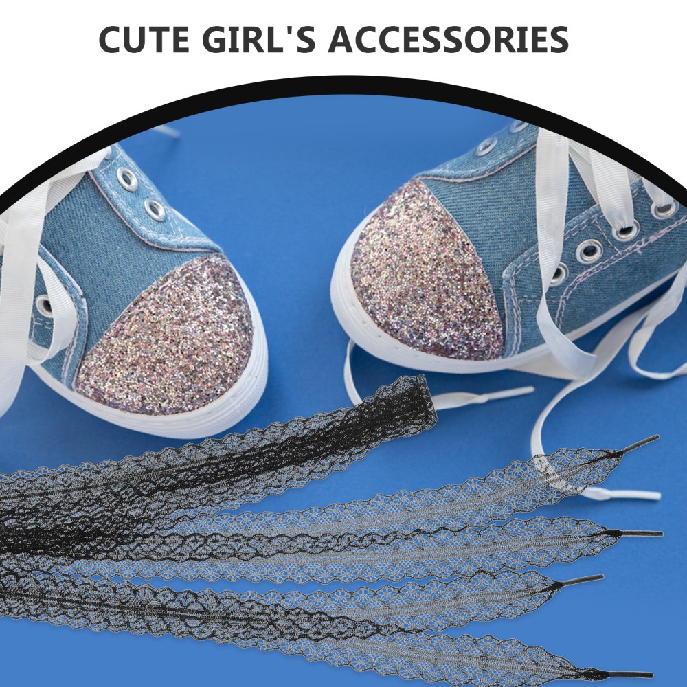 APL Lacci per scarpe in pizzo donna stringhe per scarpe donna cinturino per tacchi alti