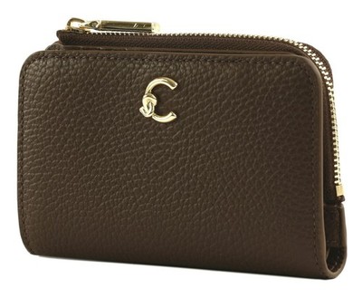 COCCINELLE C-Me Wallet Geldbörse Brunette dunkelbraun Neu