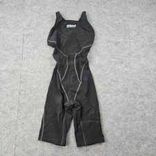 Arena Powerskin Impulso OB Womens 26 Black Teal Tech Suit Racing Swimsuit Active