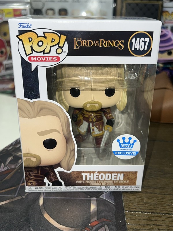 Théoden Funko! Funko Exclusive! #1467 New! Minor Damages On Top!